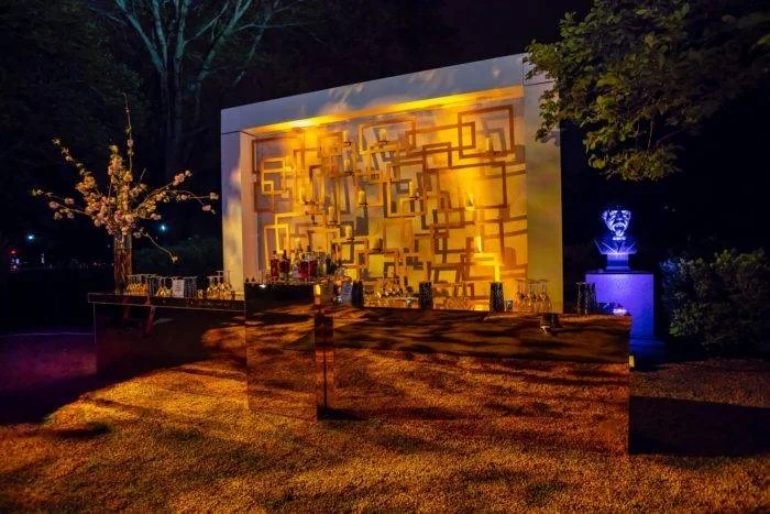Custom fabrication and scenic construction for a branded event environment