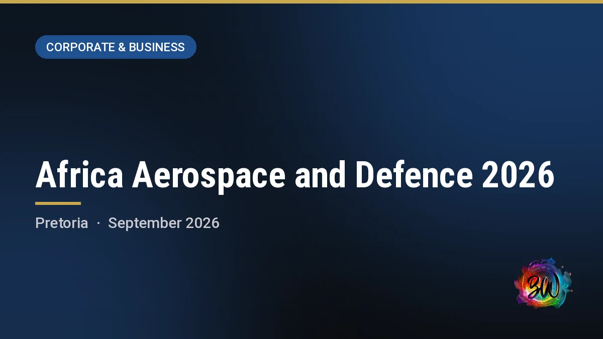 Africa Aerospace and Defence 2026 — Air Force Base Waterkloof, Pretoria