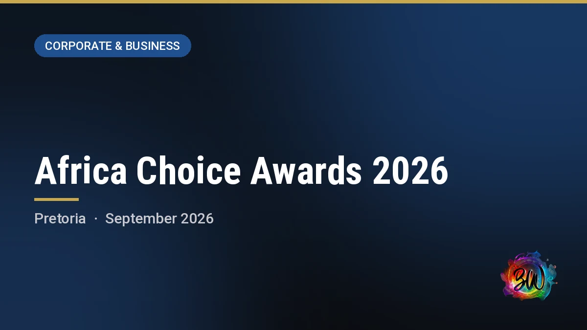 Africa Choice Awards 2026 — SunBet Arena, Time Square, Pretoria