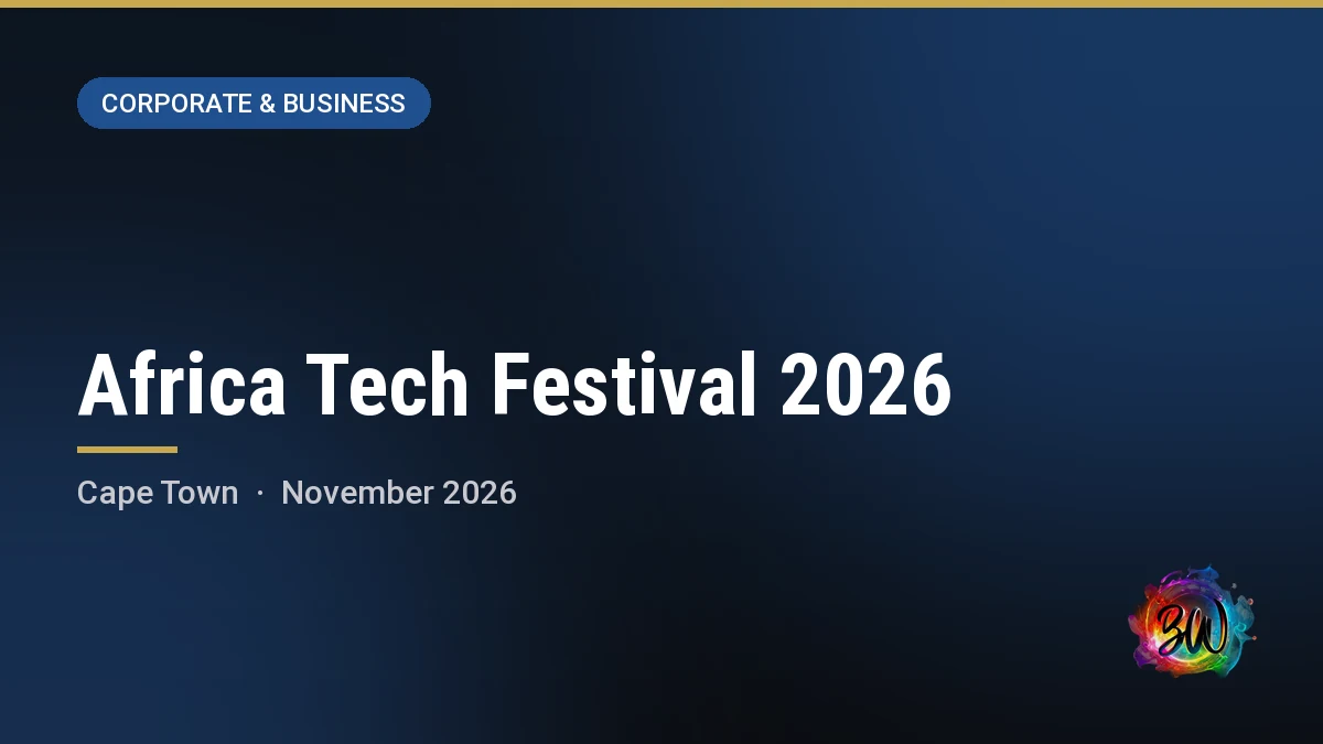 Africa Tech Festival 2026 — CTICC, Cape Town