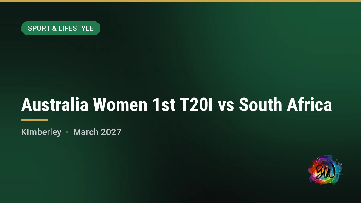 Australia Women 1st T20I vs South Africa — De Beers Diamond Oval, Kimberley