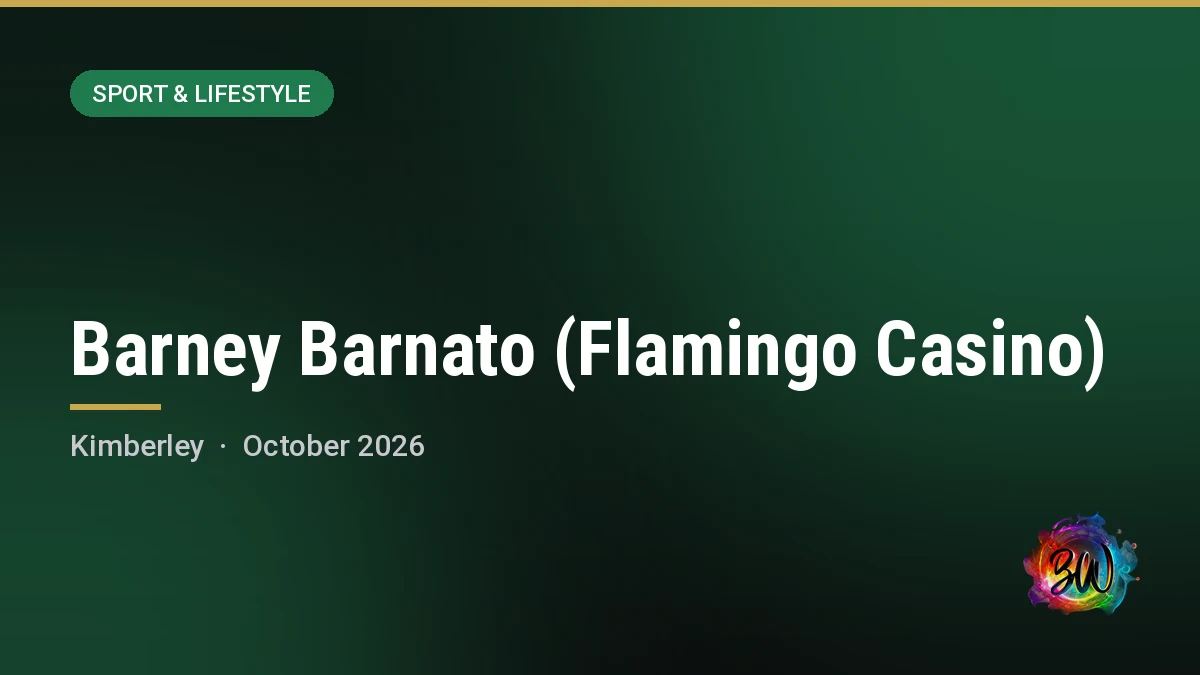 Barney Barnato (Flamingo Casino) — Flamingo Casino, Kimberley
