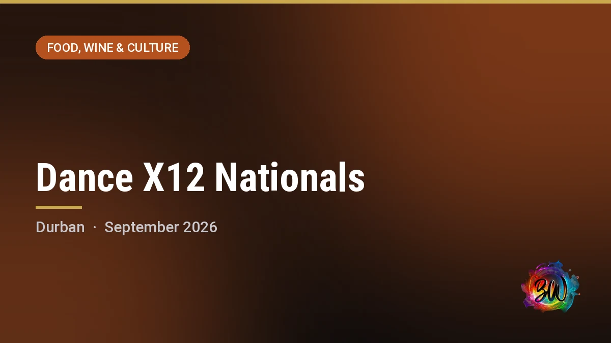 Dance X12 Nationals — Sibaya Casino & Entertainment Kingdom, Durban
