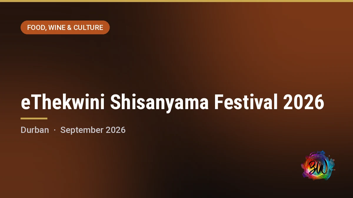 eThekwini Shisanyama Festival 2026 — Durban, Durban
