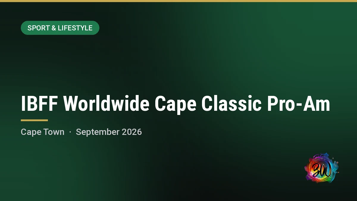 IBFF Worldwide Cape Classic Pro-Am — Heroes Live, Cape Town