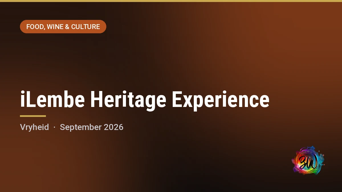 iLembe Heritage Experience — Ngcedomhlophe Sports Field, Vryheid