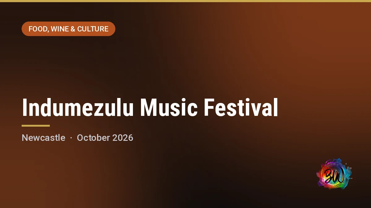 Indumezulu Music Festival — Newcastle Show Grounds, Newcastle