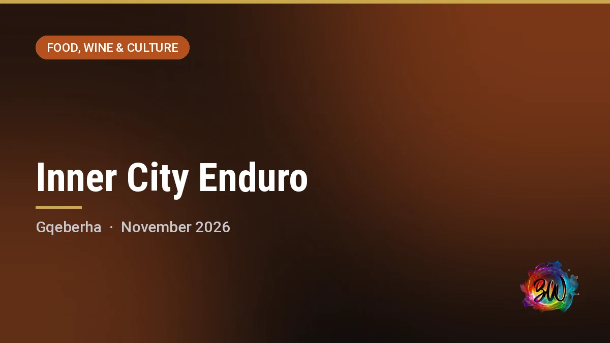 Inner City Enduro — Boardwalk, Gqeberha