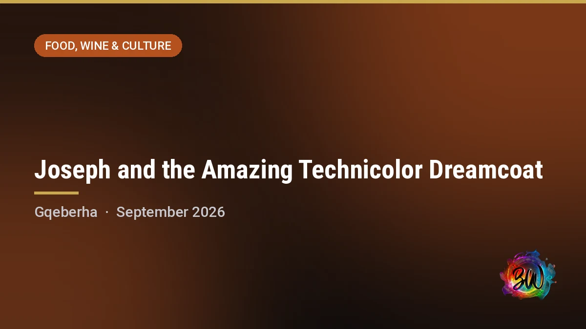 Joseph and the Amazing Technicolor Dreamcoat — Savoy Theatre, Parsons Hill, Gqeberha