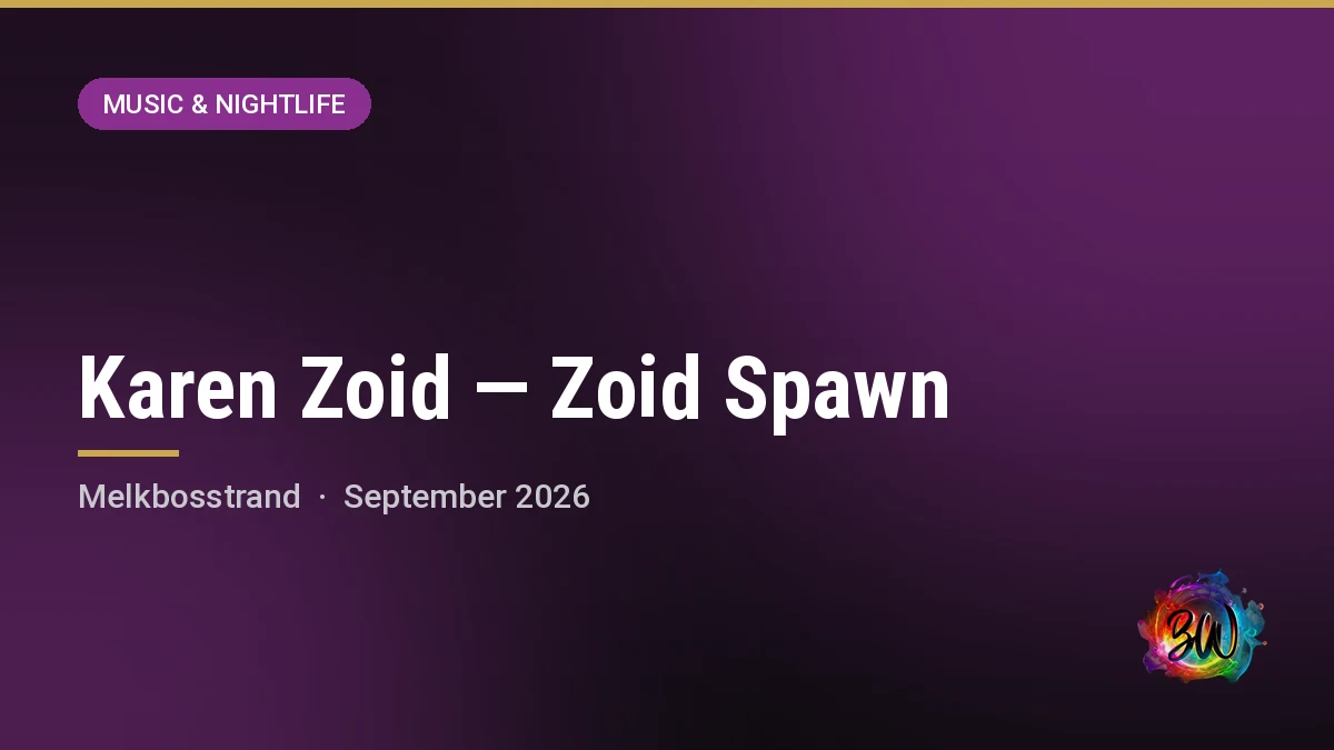 Karen Zoid — Zoid Spawn — NG Kerk Melkbosstrand, Melkbosstrand