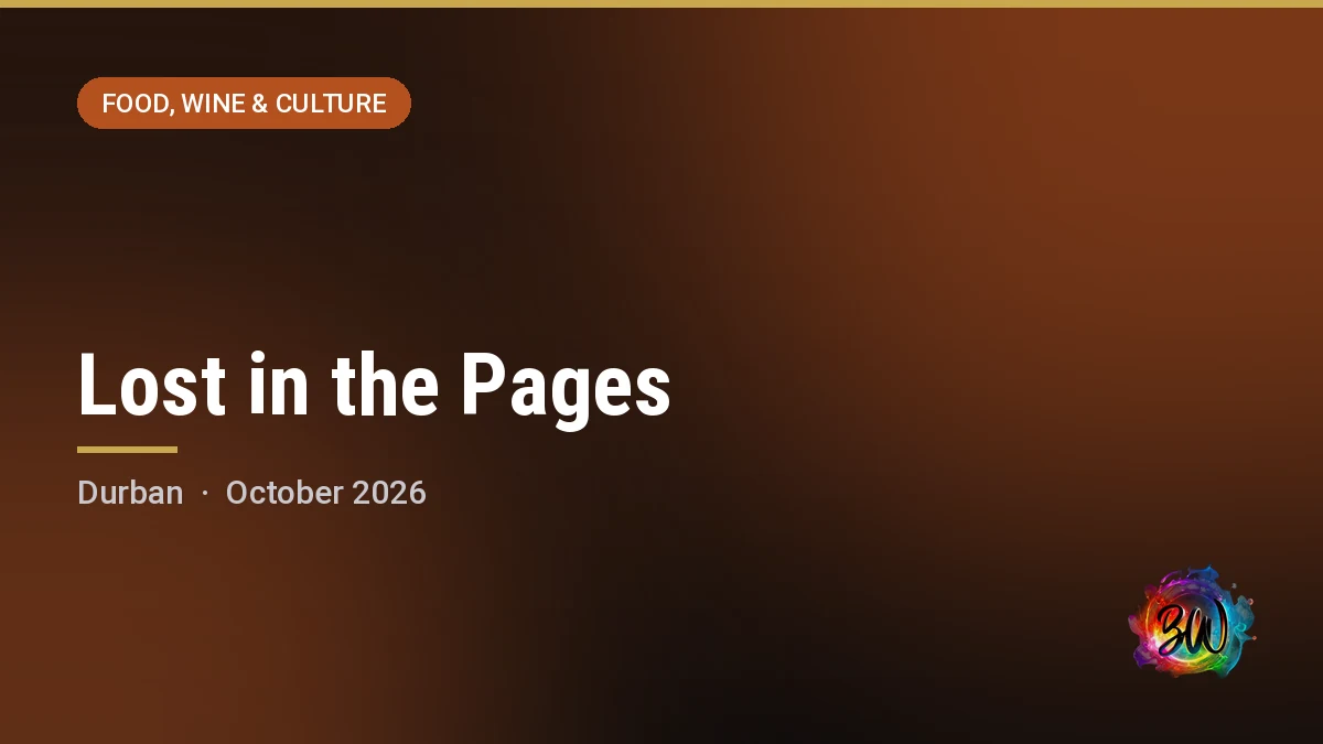Lost in the Pages — Playhouse Company – Drama Theatre, Durban