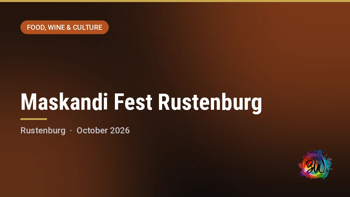 Maskandi Fest Rustenburg — The Royal Marang Hotel, Rustenburg