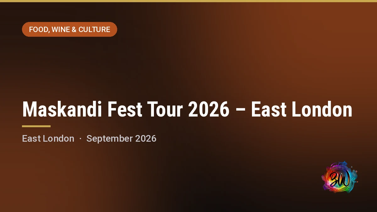 Maskandi Fest Tour 2026 – East London — , East London