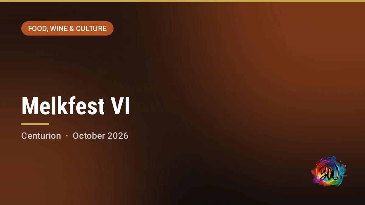 Melkfest VI — SuperSport Park, Centurion