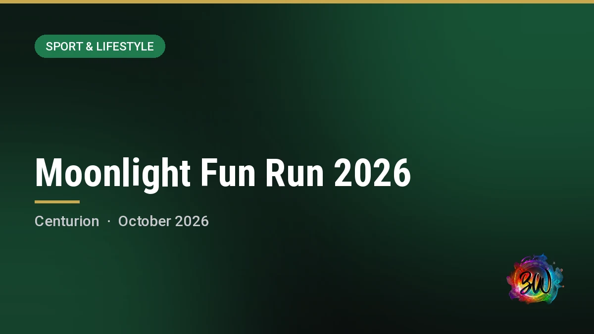 Moonlight Fun Run 2026 — Irene Primary School, Centurion