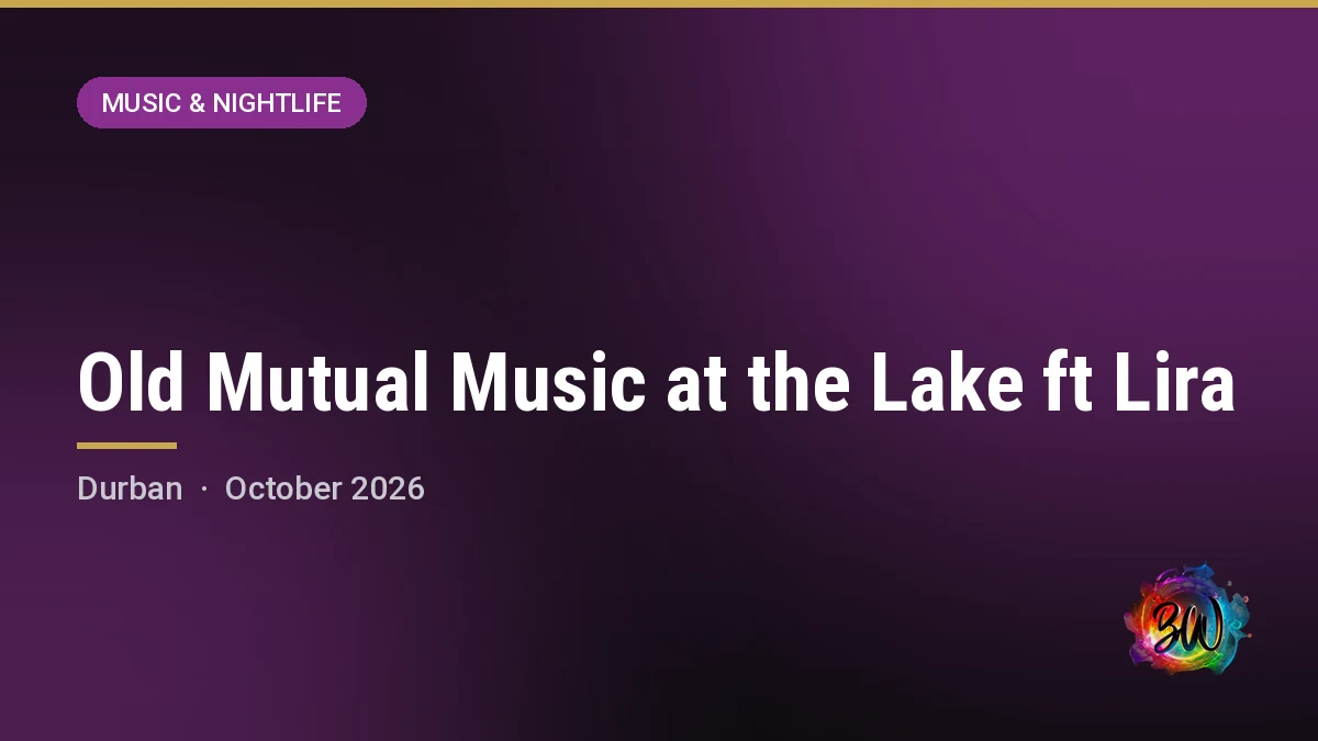 Old Mutual Music at the Lake ft Lira — Durban Botanic Gardens, Durban