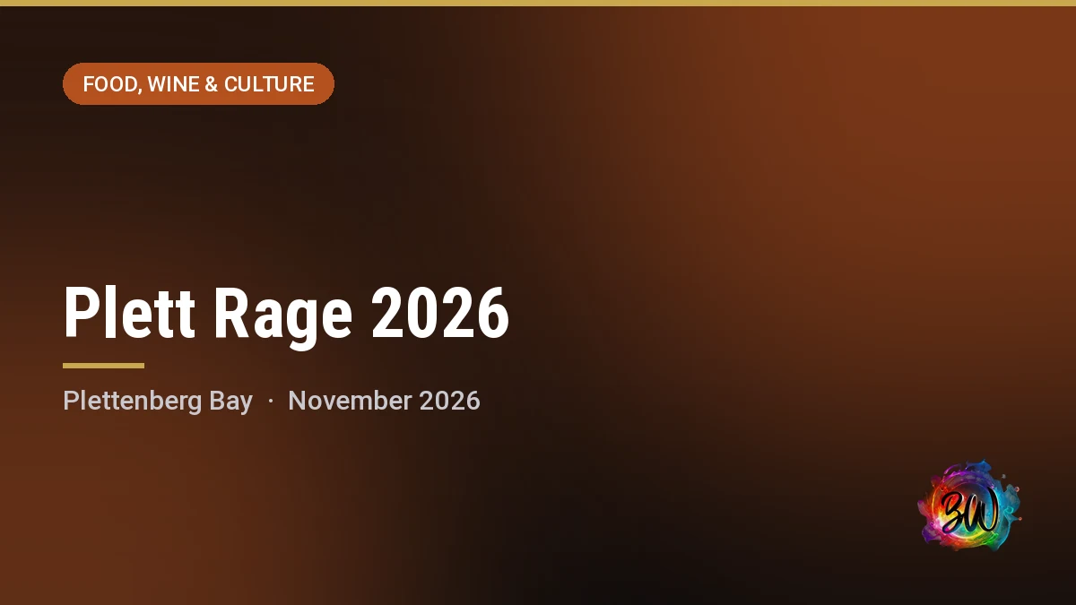 Plett Rage 2026 — Rage Village, Plettenberg Bay, Plettenberg Bay
