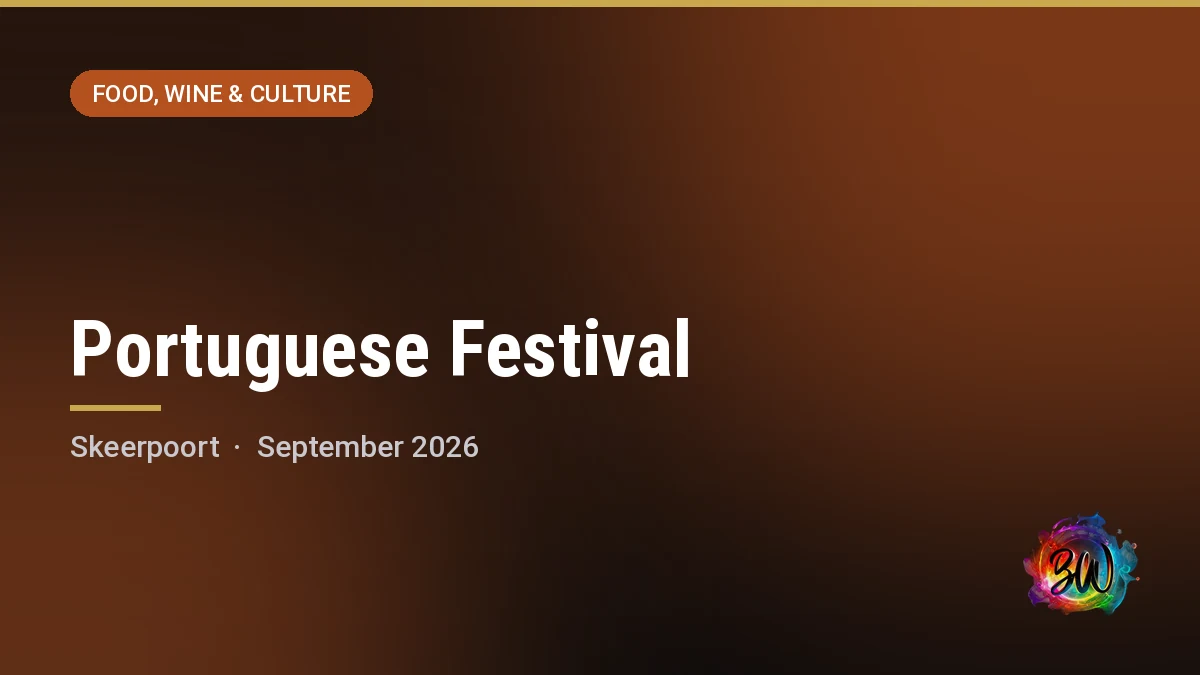Portuguese Festival — Magaliespark Resort, Skeerpoort