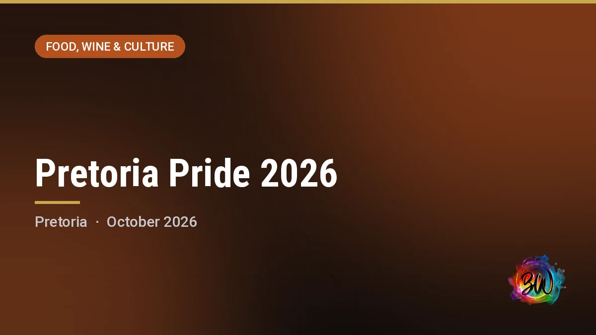 Pretoria Pride 2026 — , Pretoria