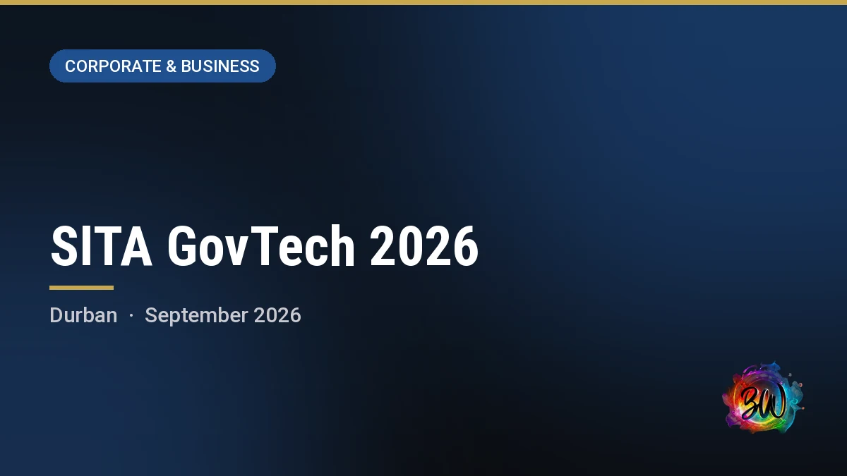 SITA GovTech 2026 — Durban ICC, Durban