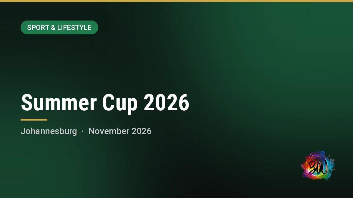 Summer Cup 2026 — Turffontein Racecourse, Johannesburg