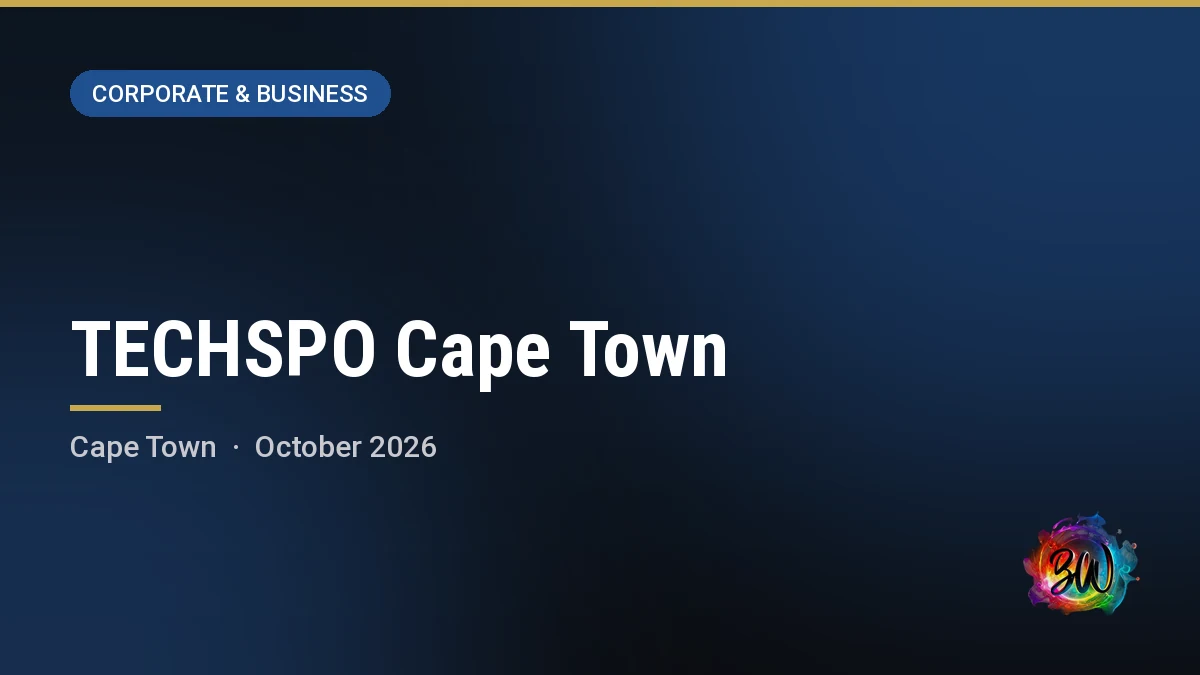 TECHSPO Cape Town — V&A Waterfront, Cape Town
