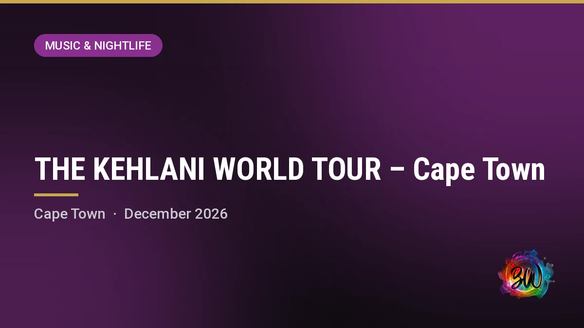 THE KEHLANI WORLD TOUR – Cape Town — Grand Arena, GrandWest, Cape Town