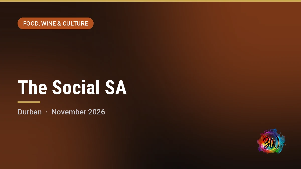 The Social SA — The White Boxx, Durban