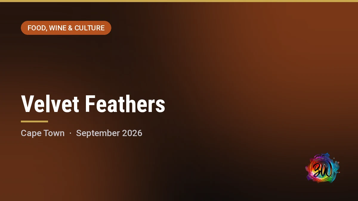 Velvet Feathers — Norval Foundation, Tokai, Cape Town