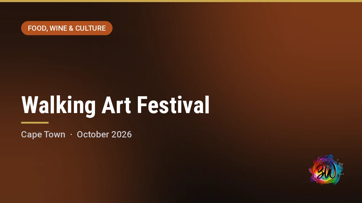 Walking Art Festival — Various, Cape Town
