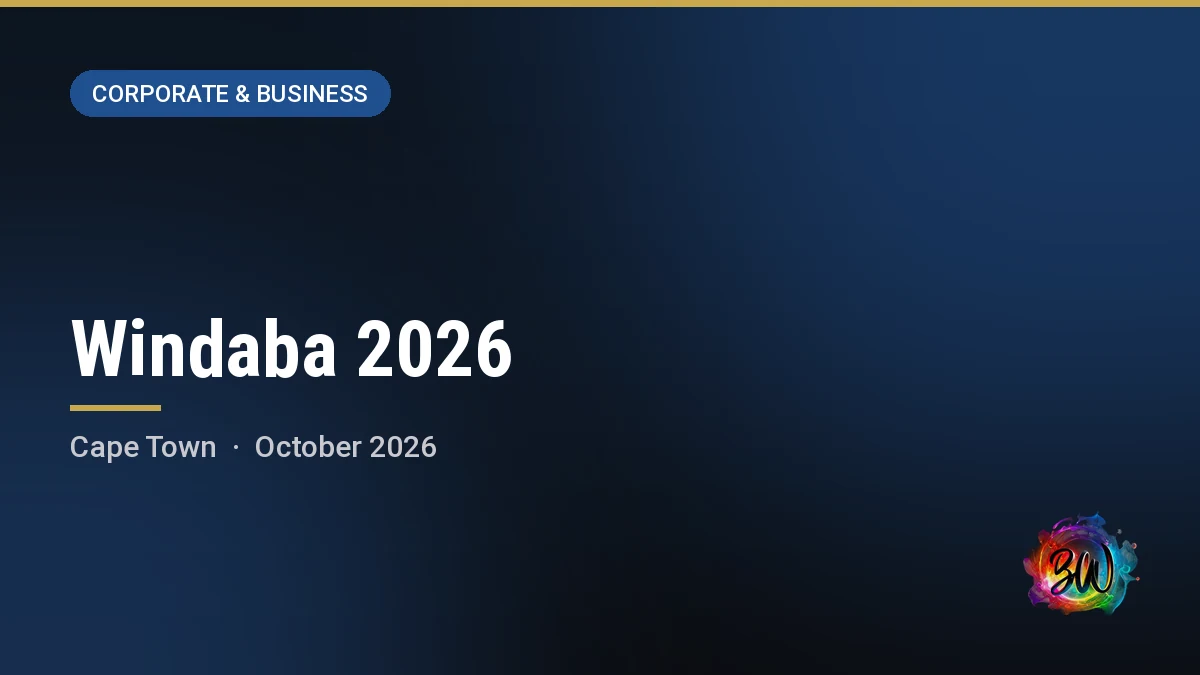 Windaba 2026 — CTICC, Cape Town