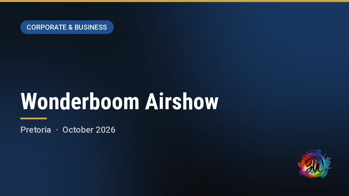 Wonderboom Airshow — Wonderboom Airport, Pretoria