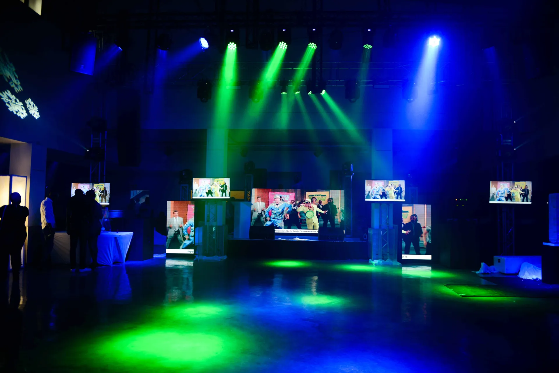 Award ceremony staging and audio-visual setup by B&W Productions