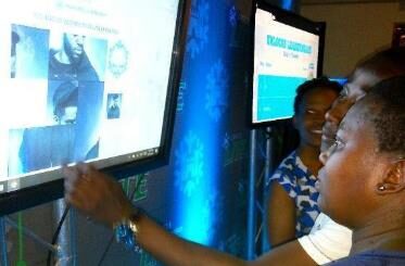 Interactive game-show style digital activation at an event