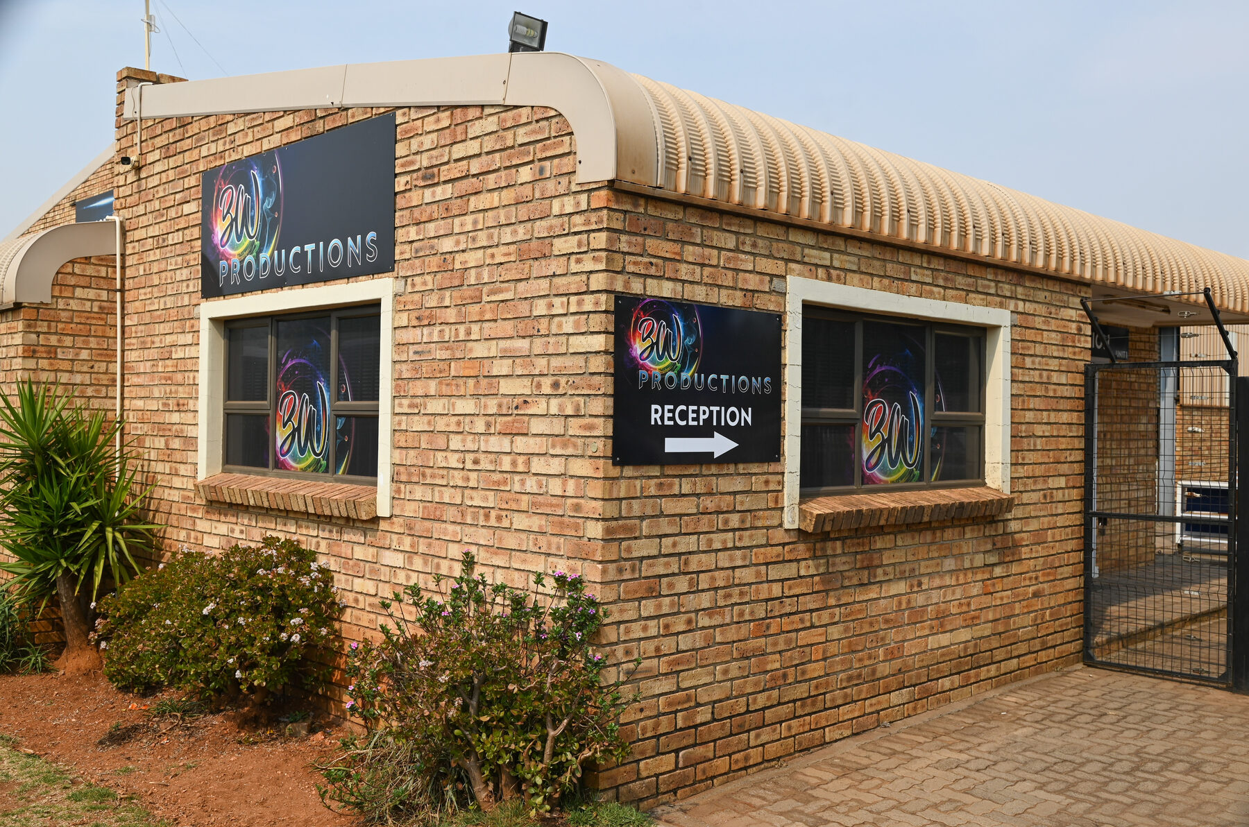 B&W Productions headquarters and reception in Randvaal, Gauteng