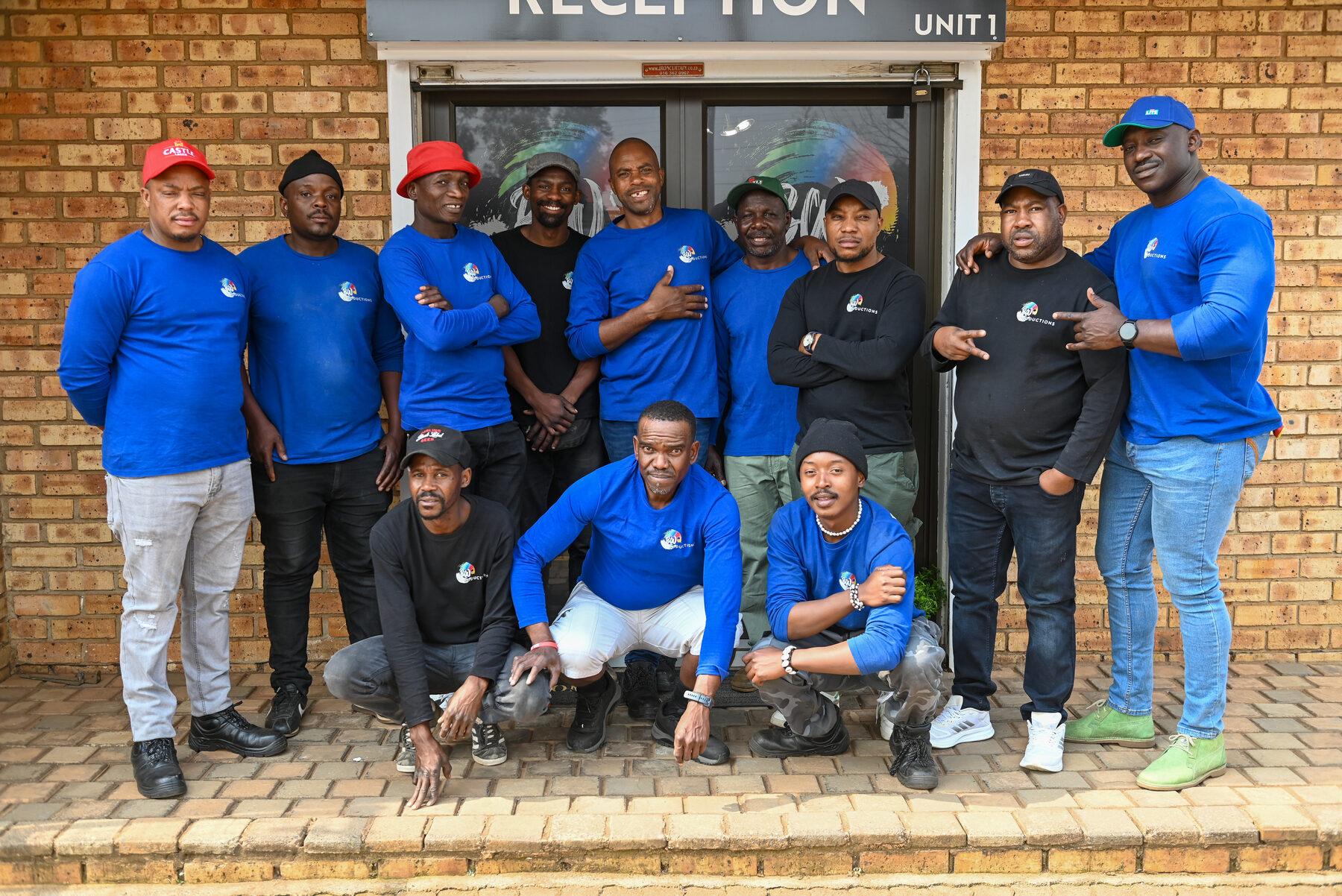 B&W Productions warehouse, fleet and on-ground team
