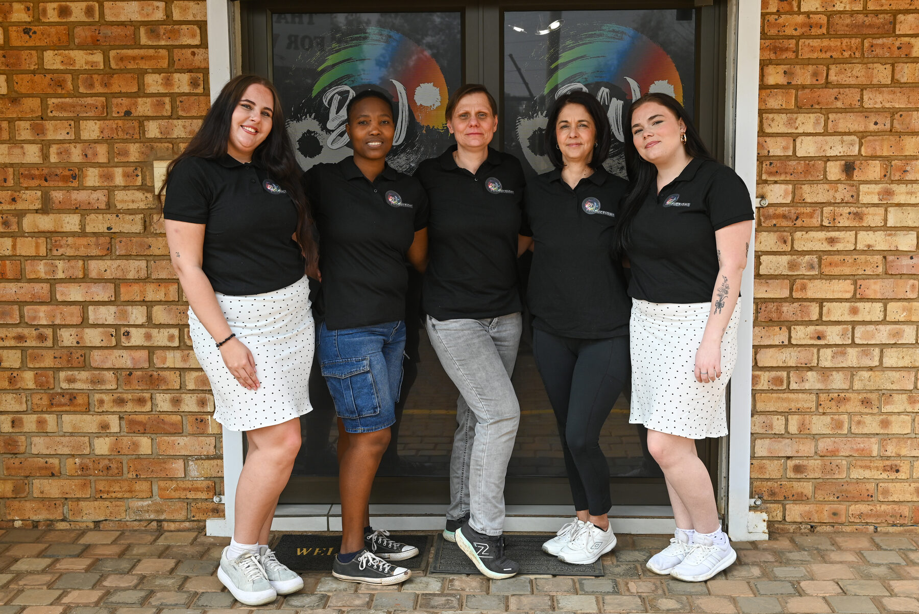 B&W Productions office and client services team