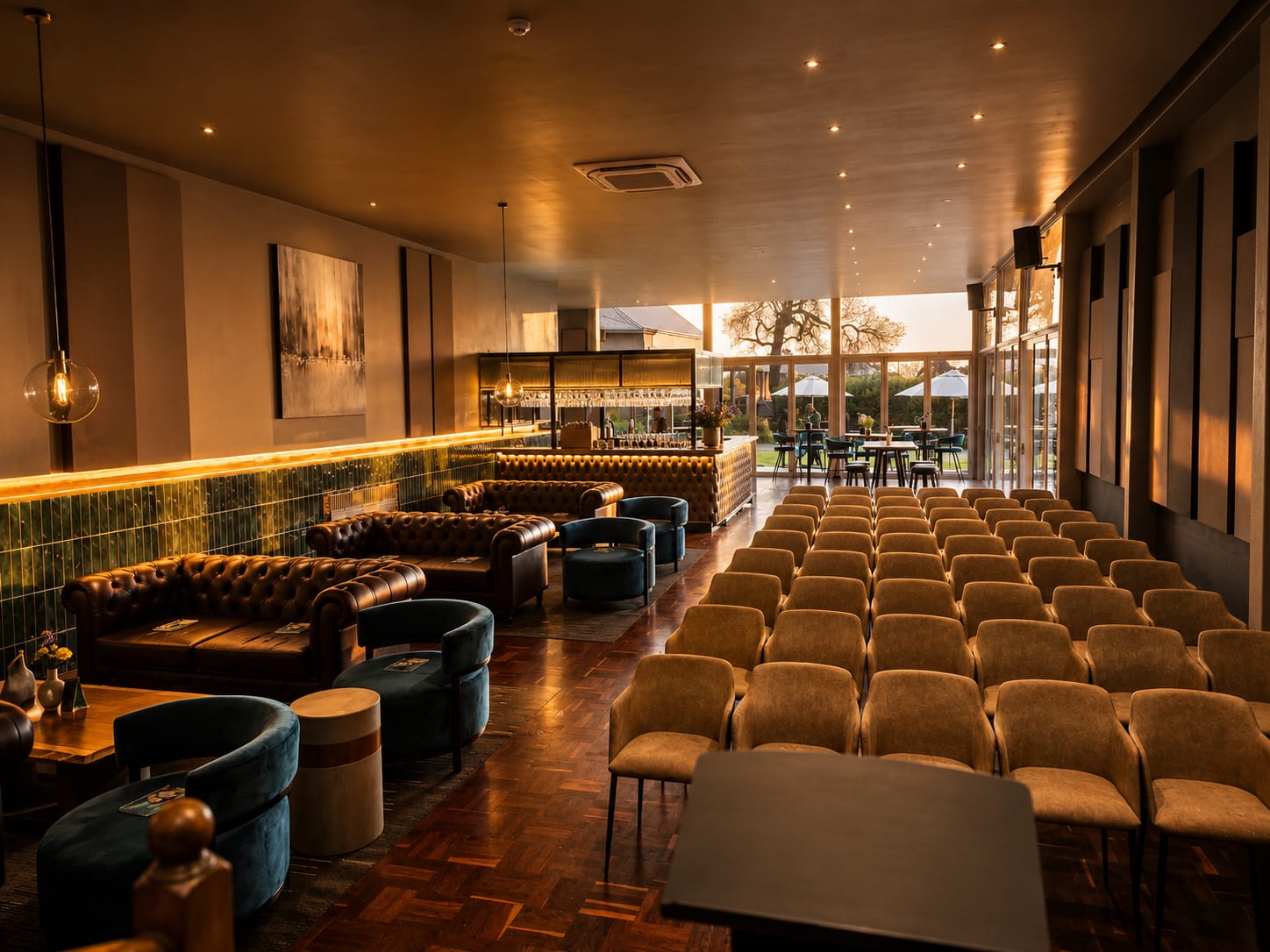 Grand Lounge cinema-style seating