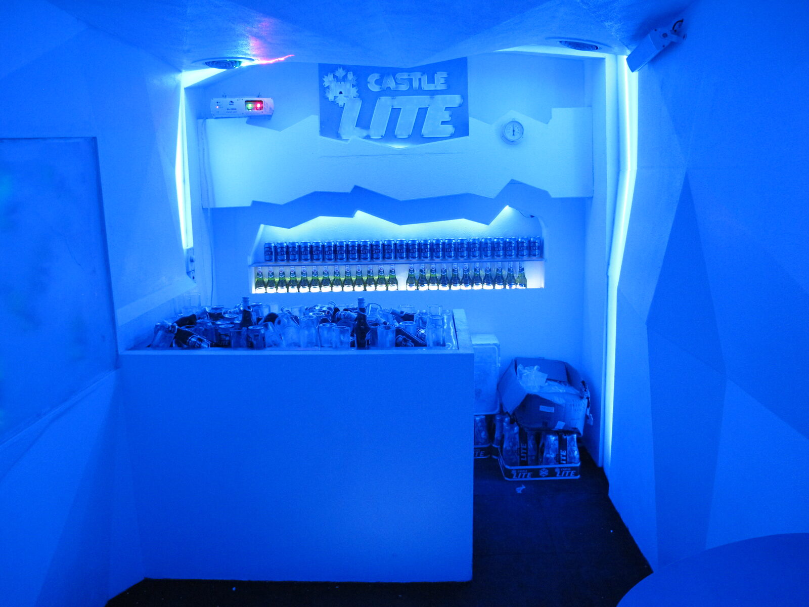 Castle Lite Ice Bar interior