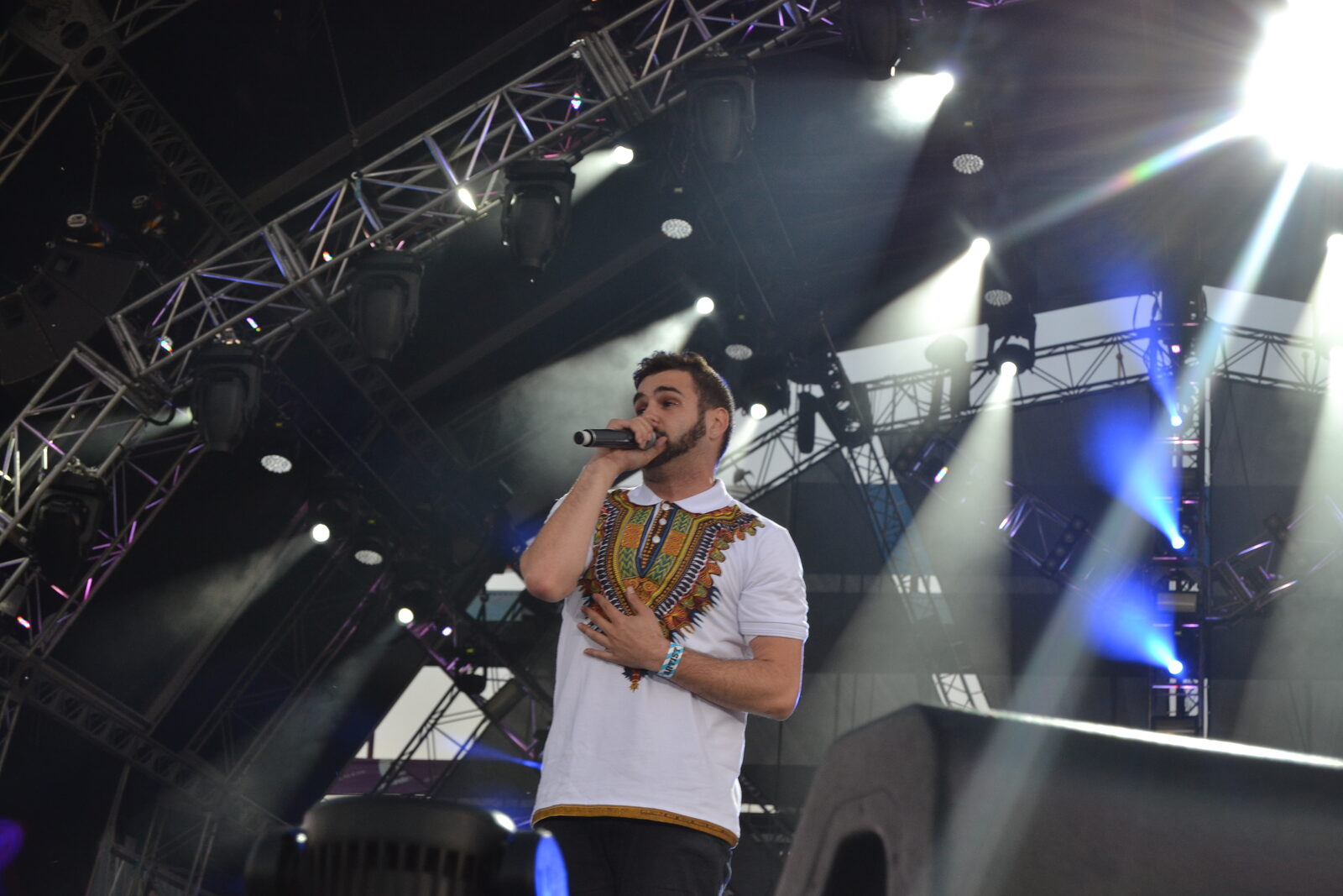 Live performer on stage