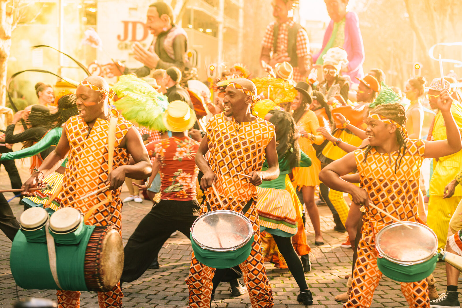 Redd's Street Carnival drummers