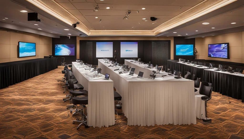 Audiovisual equipment rental and installation