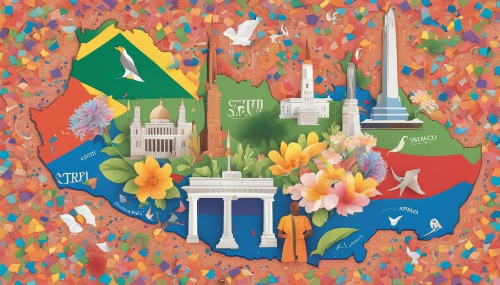 What are the six major components of an event?