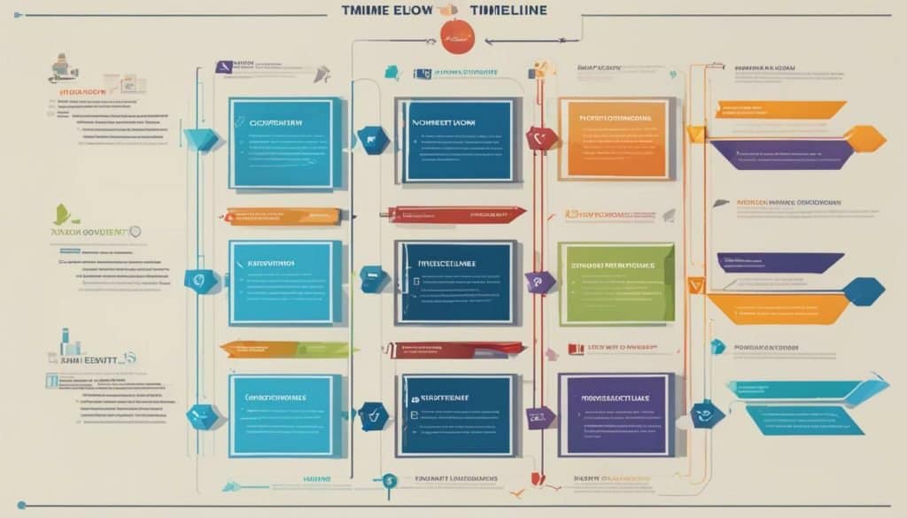 timeline creation for business events